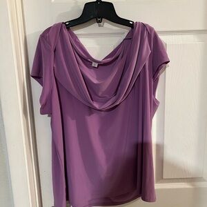 Passports purple women’s top size 3X